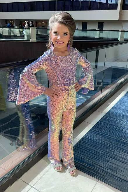 In Stock Jumpsuits & Rompers Marc Defang K8004 Size 14 Kids Sequin Bell Sleeve Jumpsuit Overskirt Pageant Fun Fashion 4 In Stock Jumpsuits & Rompers Marc Defang K8004 Size 14 Kids Sequin Bell Sleeve Jumpsuit Overskirt Pageant Fun Fashion