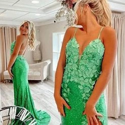 Mermaid Dresses Jovani 1012 Sequin Fitted Prom Dress Slit Prom Pageant Backless Floral Bodice 39 Mermaid Dresses Jovani 1012 Sequin Fitted Prom Dress Slit Prom Pageant Backless Floral Bodice