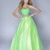 In Stock Nina Canacci 1030 Size 18 Long Tulle Ballgown Prom Dress Neon Green Gown Ballgown Dresses