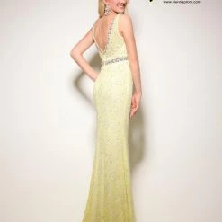 In Stock Vienna 1034 Size 6 Pink Long Lace Prom Dress Pageant Gown Crystal CLEARANCE