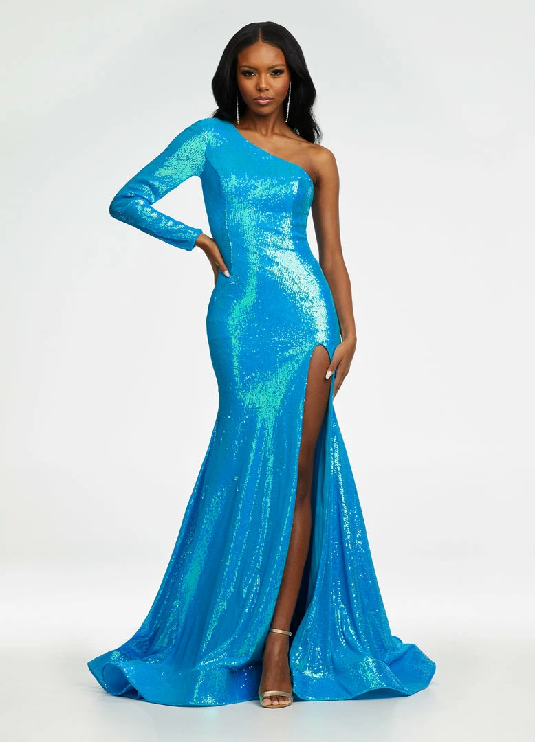 Ashleylauren Ashley Lauren 11026 Pageant Dress Sequin Prom Dress With Slit One Shoulder Mermaid Dresses 3 Ashleylauren Ashley Lauren 11026 Pageant Dress Sequin Prom Dress With Slit One Shoulder Mermaid Dresses