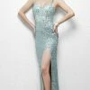 In Stock Primavera Couture 1108 Size 0 Long Fitted Sequin Formal Dress Slit Backless Backless Dresses 1 In Stock Primavera Couture 1108 Size 0 Long Fitted Sequin Formal Dress Slit Backless Backless Dresses