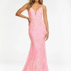 In Stock Mermaid Dresses Ashley Lauren 11113 Size 6 Long Fitted Sequin Formal Prom Dress Pageant Gown V Neck 13 In Stock Mermaid Dresses Ashley Lauren 11113 Size 6 Long Fitted Sequin Formal Prom Dress Pageant Gown V Neck