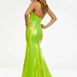 Ashleylauren Backless Dresses Ashley Lauren 11163 Long Fitted Sequin Strapless Prom Pageant Dress Train Peak Point 22 Ashleylauren Backless Dresses Ashley Lauren 11163 Long Fitted Sequin Strapless Prom Pageant Dress Train Peak Point