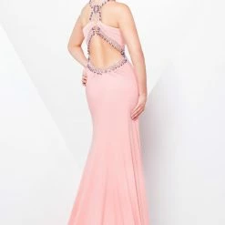 In Stock Tony Bowls Paris Jersey Backless Dress 115709 Mint Size 6 Formal Prom Gown Pageant
