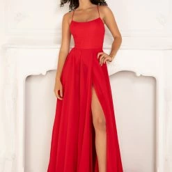 Lucci Lu 1173 Long Maxi Slit Backless Prom Dress Formal Gown Corset Backless Backless Dresses