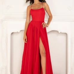 In Stock Lucci Lu 1173 Size 2 Long Maxi Slit Backless Prom Dress Formal Gown Corset Backless