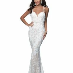 In Stock Blush Prom 11967 Size 4 Long Sequin Fitted Prom Dress Wedding Gown Backless 6 In Stock Blush Prom 11967 Size 4 Long Sequin Fitted Prom Dress Wedding Gown Backless