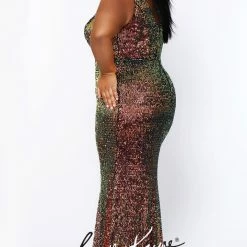 In Stock Johnathan Kayne Sydney's Closet JK2109 Size 20 Sequin Cape Prom Dress Plus Sized Mermaid JK 2109 Mermaid Dresses 24 In Stock Johnathan Kayne Sydney's Closet JK2109 Size 20 Sequin Cape Prom Dress Plus Sized Mermaid JK 2109 Mermaid Dresses