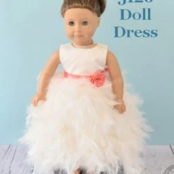 Rosebuds 5120 Doll Dress Matches Rosebuds Flower Girl Dress 5120