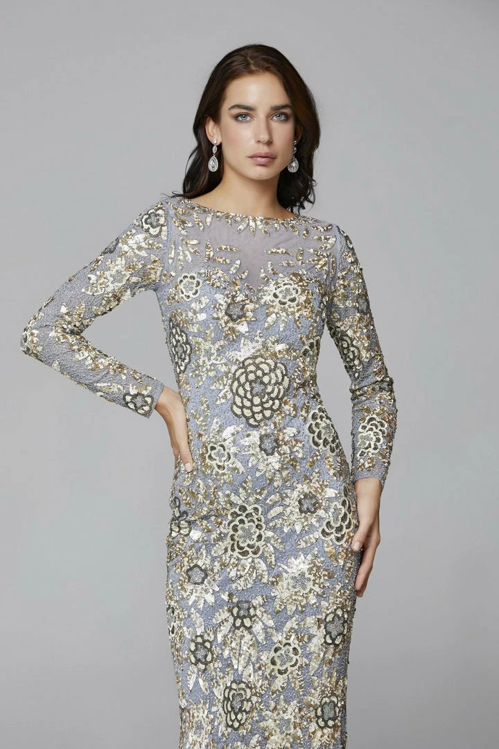 Primavera Couture 1401 Long Sleeve Sequin High Neck Formal Evening Dress 29 Primavera Couture 1401 Long Sleeve Sequin High Neck Formal Evening Dress