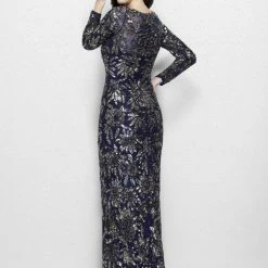 Primavera Couture 1401 Long Sleeve Sequin High Neck Formal Evening Dress 41 Primavera Couture 1401 Long Sleeve Sequin High Neck Formal Evening Dress