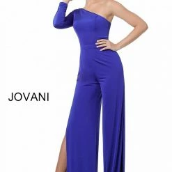 Discontinued Jovani 1430 Hot Pink And Royal Sizes 00-24