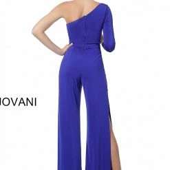 Discontinued Jovani 1430 Hot Pink And Royal Sizes 00-24