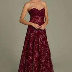 Ballgown Dresses Jovani 14913 Sweetheart Neckline Prom Dress Embellished Bodice Lace A-line Ballgown