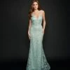 Nina Canacci 1519 Long Fitted Sequin V Neck Formal Dress Prom Pageant Gown Mermaid Dresses