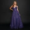 Ballgown Dresses Nina Canacci 1531 Long Ballgown Prom Dress V Neckline Pageant Gown