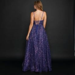 Ballgown Dresses Nina Canacci 1531 Long Ballgown Prom Dress V Neckline Pageant Gown