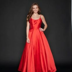 Nina Canacci 1532 Long Ballgown Prom Pageant Gown A Line Dress Pockets Ballgown Dresses