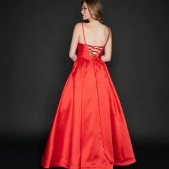 In Stock Nina Canacci 1532 Size 22 Long Ballgown Prom Pageant Gown A Line Dress Pockets