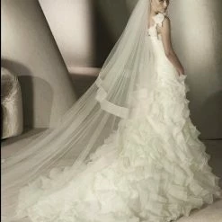 In Stock San Patrick Capricho Size 12 Long Fit & Flare One Shoulder Wedding Dress Bridal