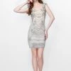 In Stock Primavera Couture 1601 Size 18 Cap Sleeve Short Cocktail Dress Beaded 1 In Stock Primavera Couture 1601 Size 18 Cap Sleeve Short Cocktail Dress Beaded