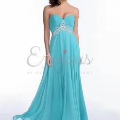 In Stock Envious Couture 16043 Dress Size 2 Green Pageant Gown Prom CLEARANCE