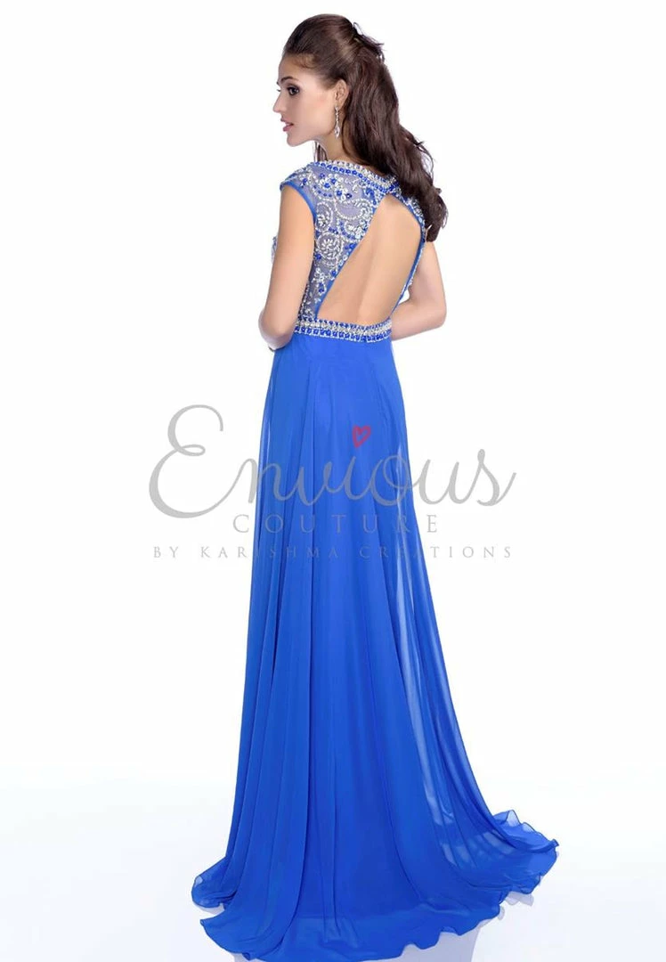 In Stock Envious Couture 16050 Royal Blue Size 00, 2, 6 Prom Dress Evening Gown Cap Sleeve Ballgown Dresses 4 In Stock Envious Couture 16050 Royal Blue Size 00, 2, 6 Prom Dress Evening Gown Cap Sleeve Ballgown Dresses