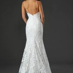 Stella Couture 21040 Long Fitted Mermaid Sequin Lace Formal Dress Bridal Gown Sequin Dresses