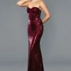 Stella Couture 22033 Long Fitted Sequin Sheer Lace Formal Dress Prom Pageant