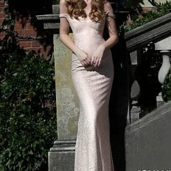 In Stock Jovani JVN60139 Size 6 Red Shimmer Prom Dress Long Glitter Gown Off The Shoulder 21 In Stock Jovani JVN60139 Size 6 Red Shimmer Prom Dress Long Glitter Gown Off The Shoulder
