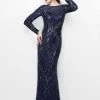 In Stock Primavera Couture 1737 Size 18, 24 Long Sleeve Beaded Formal Evening Dress 2 In Stock Primavera Couture 1737 Size 18, 24 Long Sleeve Beaded Formal Evening Dress