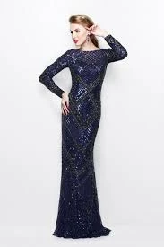 In Stock Primavera Couture 1737 Size 18, 24 Long Sleeve Beaded Formal Evening Dress 3 In Stock Primavera Couture 1737 Size 18, 24 Long Sleeve Beaded Formal Evening Dress