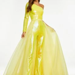 Ashley Lauren 1740 IN STOCK ALL COLORS Long Organza Overskirt Wire Hem Pageant Prom Layers