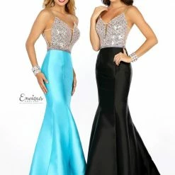 In Stock Envious Couture 18036 Size 4 Sequin Mermaid Prom Dress Pageant Gown Mermaid Dresses