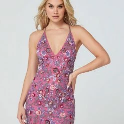 Primavera Couture 1938 Beaded Sequin Homecoming Dress Cocktail Short Prom Dress Sequin Dresses