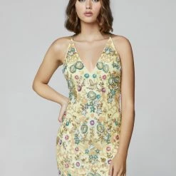 Primavera Couture 1938 Beaded Sequin Homecoming Dress Cocktail Short Prom Dress Sequin Dresses