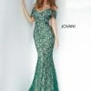 Jovani 1974 Off The Shoulder Lace Mermaid Evening Gown Mother Of The Bride Dress