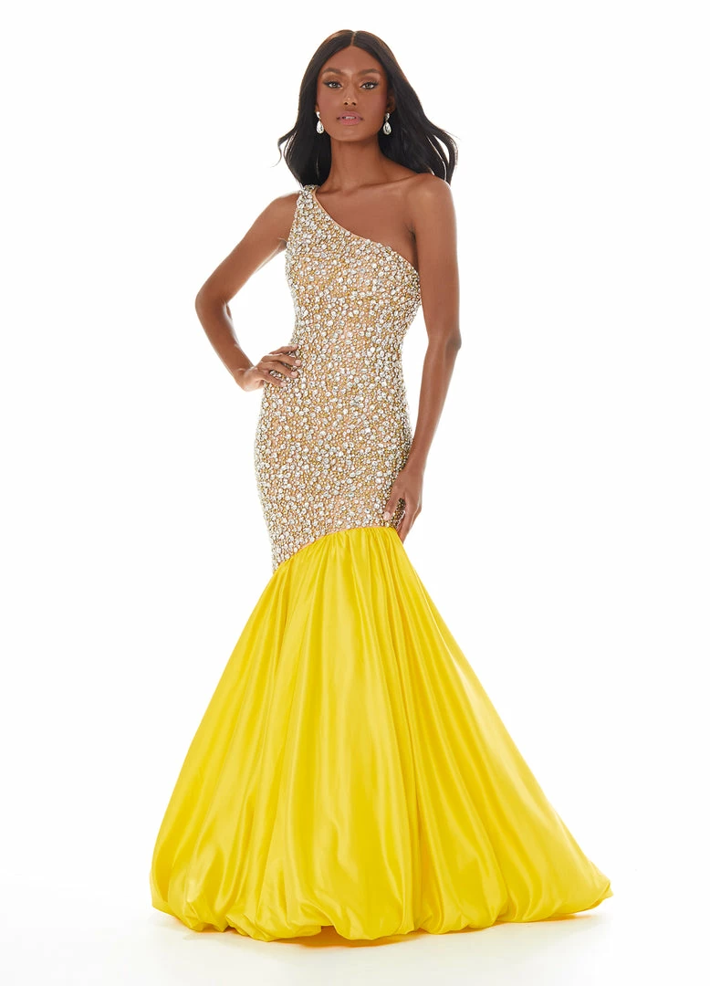 Ashleylauren Ashley Lauren 1981 Long One Shoulder Fit & Flare Pageant Dress Crystal Bodice Prom 4 Ashleylauren Ashley Lauren 1981 Long One Shoulder Fit & Flare Pageant Dress Crystal Bodice Prom