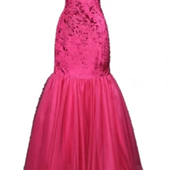 In Stock Mermaid Dresses Envious Couture Size 6 Glitter Velvet Mermaid Prom Dress Pageant Strapless Gown