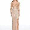 Ashleylauren Sequin Dresses Ashley Lauren 1814 Fully Beaded Prom Dress Pageant Gown V Neckline