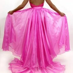 In Stock Marc Defang 8023 Layered Organza Prom Pageant Overskirt Fun Fashion Shimmer