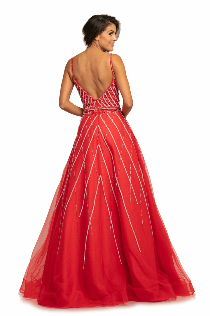 Discontinued Johnathan Kayne 2003 Embellished Ballgown Prom Dress Pageant Plunging Neckline 6 Discontinued Johnathan Kayne 2003 Embellished Ballgown Prom Dress Pageant Plunging Neckline