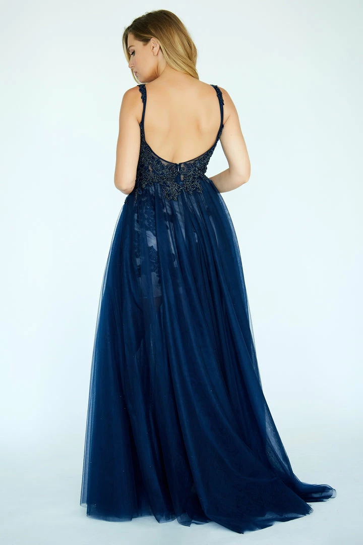 In Stock Jolene 20057 Size 4 Long Mini Skirt High Slit Prom Dress Sexy Evening Gown Lace Applique 5 In Stock Jolene 20057 Size 4 Long Mini Skirt High Slit Prom Dress Sexy Evening Gown Lace Applique