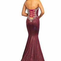 In Stock Johnathan Kayne 2007 Size 4 Raspberry Long Mermaid Prom Dress Pageant Gown Corset Mermaid Dresses