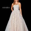 Ballgown Dresses Amarra 20102 Long A Line Lace Ball Gown Prom Dress Formal Wedding Corset