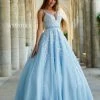 Ballgown Dresses Amarra 20131 Loan Lace A Line Prom Dress V Neck Formal Embellished Gown