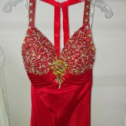 In Stock Tiffany Exclusive 46833 Amethyst Size 14 Prom Dress Pageant Gown Long Satin Ballgown Dresses