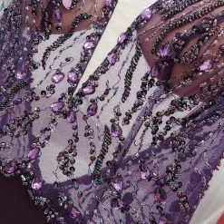 In Stock Backless Dresses Envious Couture 16066 Size 2 Long V Neck Formal Evening Gown Prom Dress