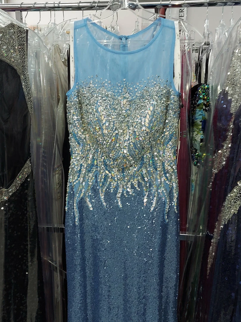 In Stock Precious Formals 46814 In English Blue Sequin High Neck Size 0 Prom Dress Long Sleeve Dresses 6 In Stock Precious Formals 46814 In English Blue Sequin High Neck Size 0 Prom Dress Long Sleeve Dresses